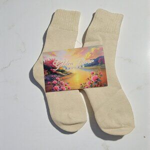 Cashmere Socks for Women - Khaki